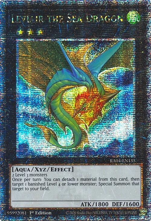 Leviair the Sea Dragon [RA04-EN155] Quarter Century Secret Rare | RetroPlay Games
