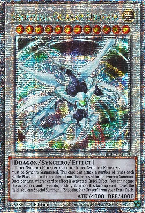 Shooting Quasar Dragon [RA04-EN158] Quarter Century Secret Rare | RetroPlay Games
