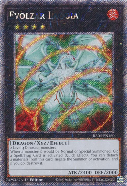 Evolzar Laggia [RA04-EN160] Platinum Secret Rare | RetroPlay Games
