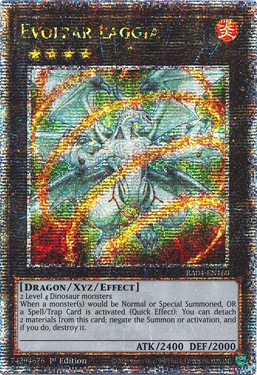 Evolzar Laggia [RA04-EN160] Quarter Century Secret Rare | RetroPlay Games