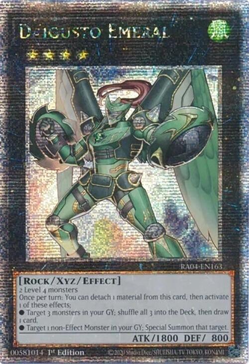 Daigusto Emeral [RA04-EN163] Quarter Century Secret Rare | RetroPlay Games