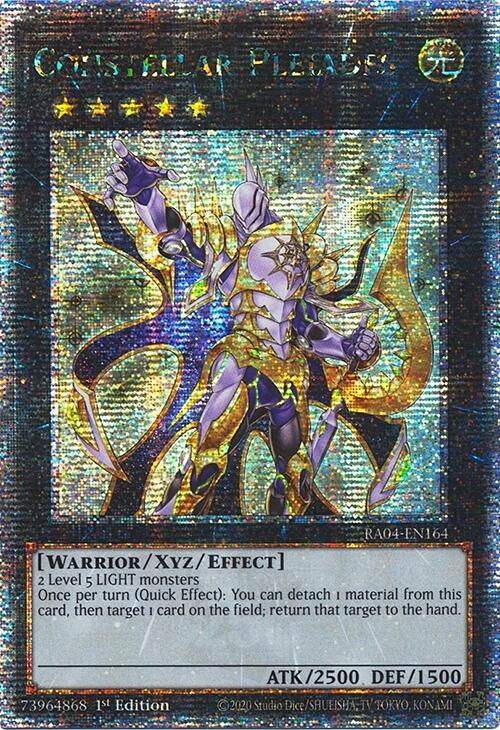 Constellar Pleiades [RA04-EN164] Quarter Century Secret Rare | RetroPlay Games