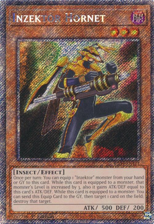 Inzektor Hornet [RA04-EN171] Platinum Secret Rare | RetroPlay Games