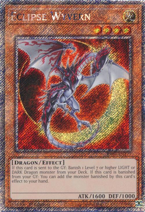Eclipse Wyvern [RA04-EN177] Platinum Secret Rare | RetroPlay Games