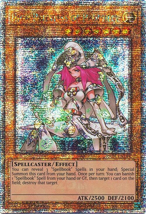 High Priestess of Prophecy [RA04-EN184] Quarter Century Secret Rare | RetroPlay Games