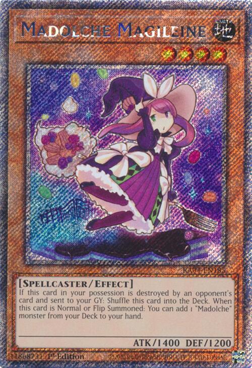 Madolche Magileine [RA04-EN185] Platinum Secret Rare | RetroPlay Games