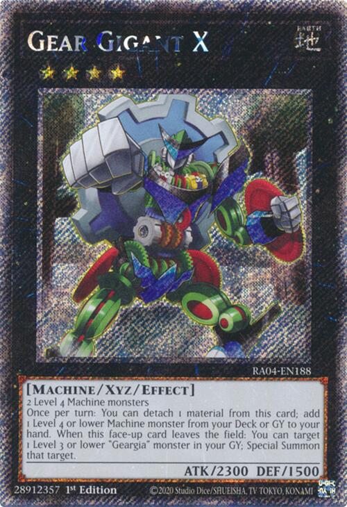 Gear Gigant X [RA04-EN188] Platinum Secret Rare | RetroPlay Games