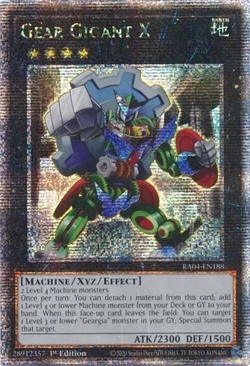 Gear Gigant X [RA04-EN188] Quarter Century Secret Rare | RetroPlay Games