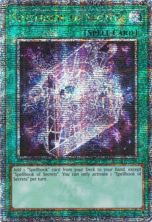 Spellbook of Secrets [RA04-EN189] Quarter Century Secret Rare | RetroPlay Games
