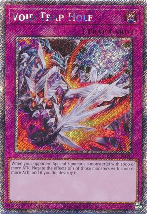 Void Trap Hole [RA04-EN190] Platinum Secret Rare | RetroPlay Games