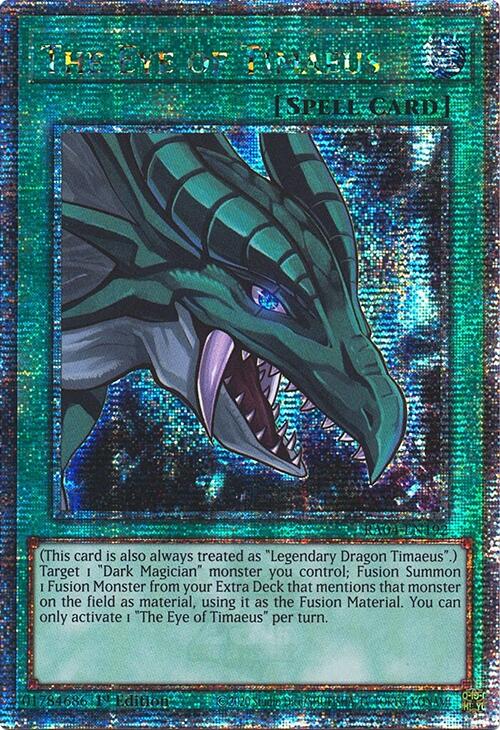 The Eye of Timaeus [RA04-EN192] Quarter Century Secret Rare | RetroPlay Games