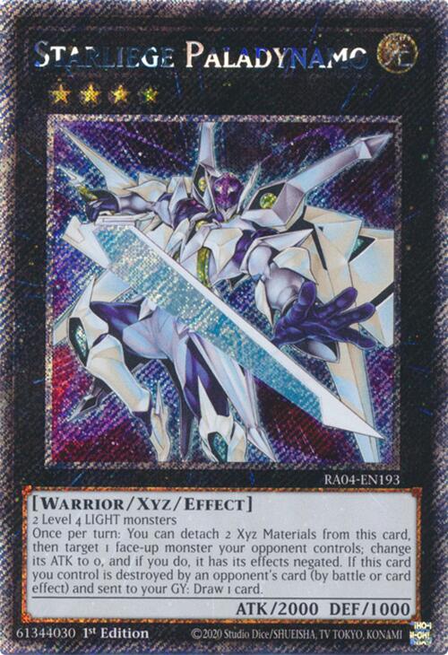 Starliege Paladynamo [RA04-EN193] Platinum Secret Rare | RetroPlay Games