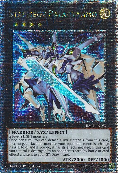 Starliege Paladynamo [RA04-EN193] Quarter Century Secret Rare | RetroPlay Games