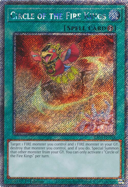 Circle of the Fire Kings [RA04-EN195] Platinum Secret Rare | RetroPlay Games