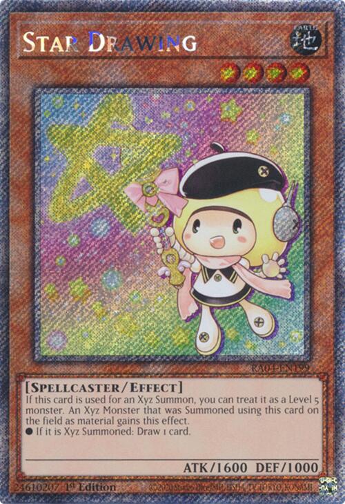 Star Drawing [RA04-EN199] Platinum Secret Rare | RetroPlay Games