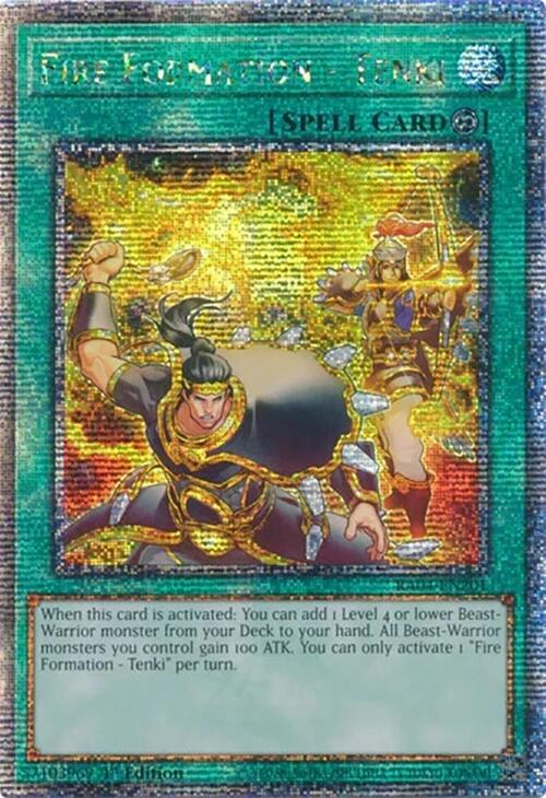 Fire Formation - Tenki [RA04-EN201] Quarter Century Secret Rare | RetroPlay Games