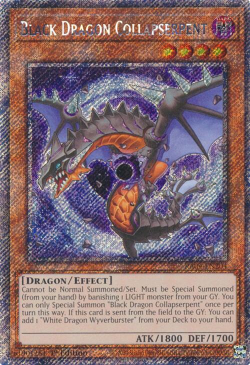 Black Dragon Collapserpent [RA04-EN204] Platinum Secret Rare | RetroPlay Games