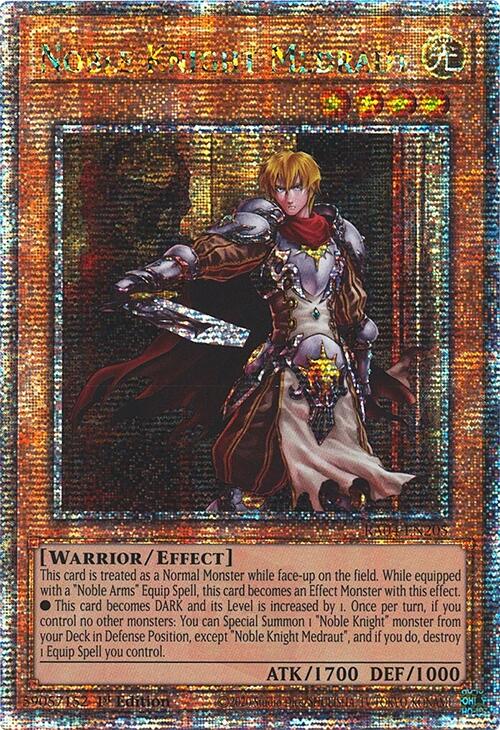 Noble Knight Medraut [RA04-EN205] Quarter Century Secret Rare | RetroPlay Games