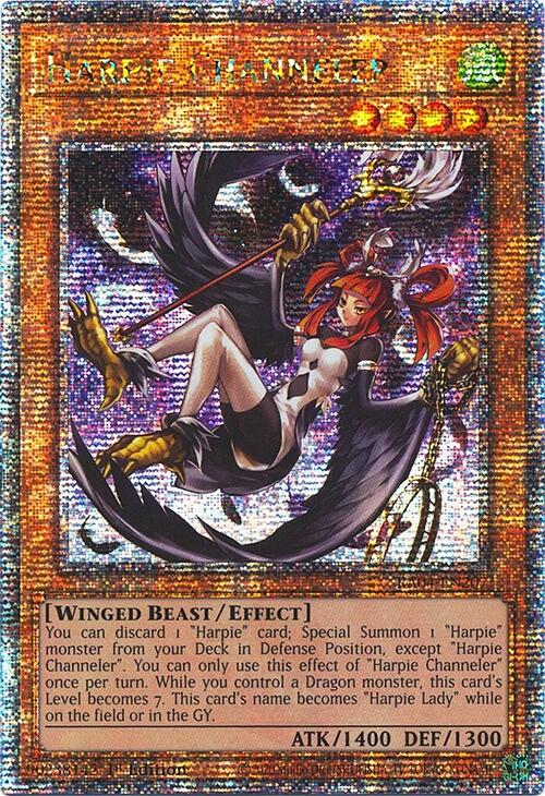 Harpie Channeler [RA04-EN207] Quarter Century Secret Rare | RetroPlay Games