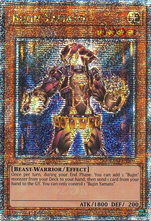 Bujin Yamato [RA04-EN209] Quarter Century Secret Rare | RetroPlay Games