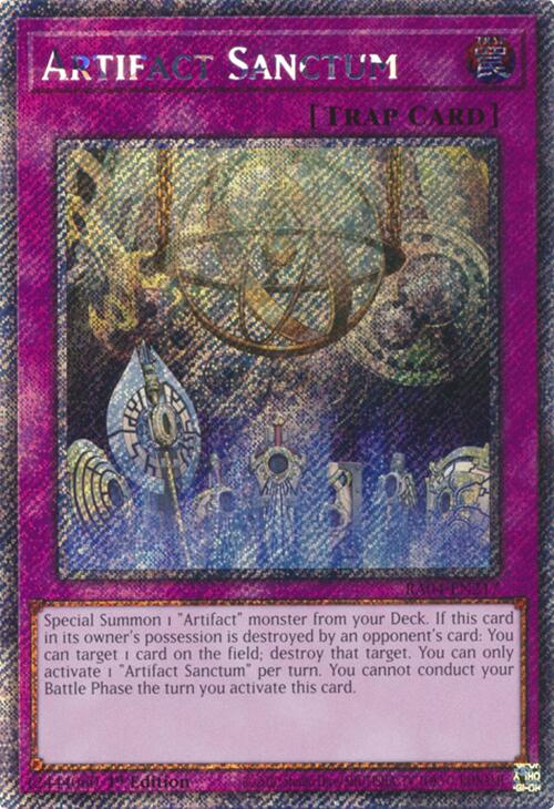 Artifact Sanctum [RA04-EN217] Platinum Secret Rare | RetroPlay Games