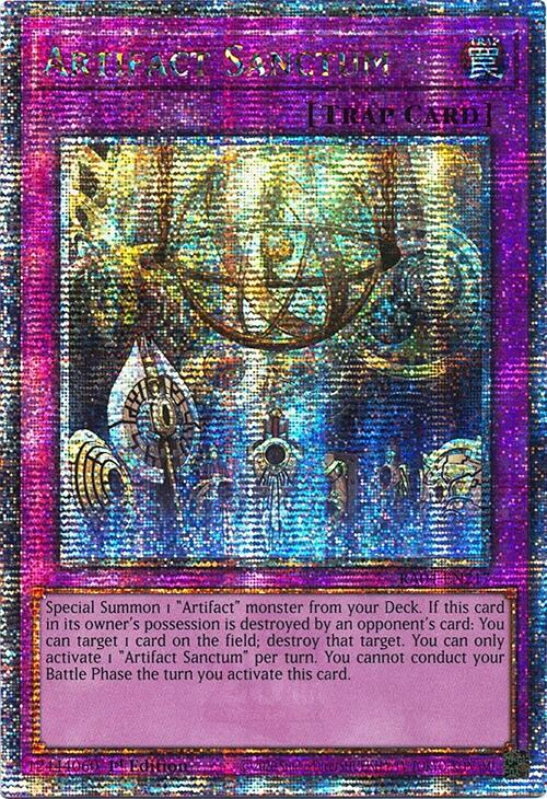 Artifact Sanctum [RA04-EN217] Quarter Century Secret Rare | RetroPlay Games