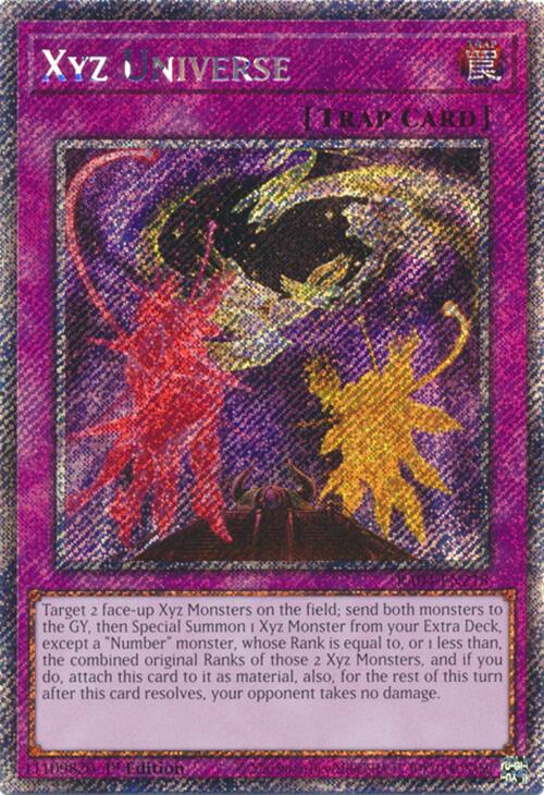 Xyz Universe [RA04-EN218] Platinum Secret Rare | RetroPlay Games