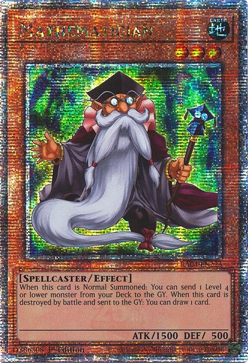 Mathematician [RA04-EN223] Quarter Century Secret Rare | RetroPlay Games