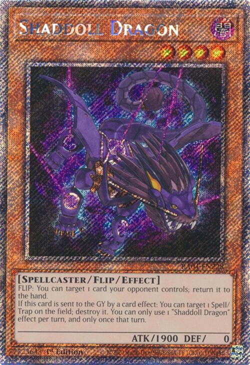 Shaddoll Dragon [RA04-EN228] Platinum Secret Rare | RetroPlay Games