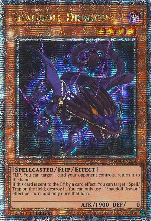 Shaddoll Dragon [RA04-EN228] Quarter Century Secret Rare | RetroPlay Games