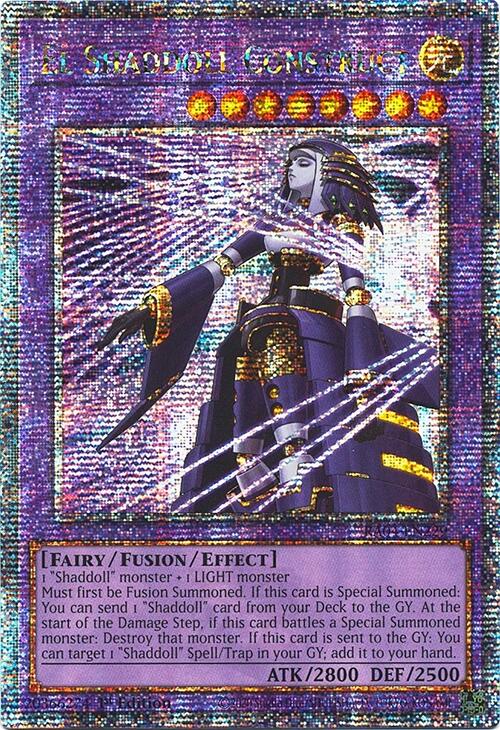 El Shaddoll Construct (Alternate Art) [RA04-EN229] Quarter Century Secret Rare | RetroPlay Games