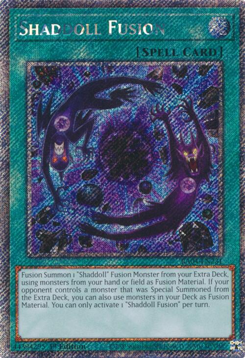 Shaddoll Fusion [RA04-EN231] Platinum Secret Rare | RetroPlay Games