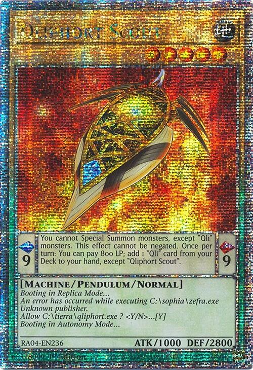 Qliphort Scout [RA04-EN236] Quarter Century Secret Rare | RetroPlay Games