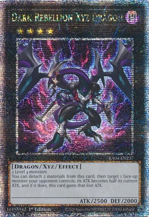 Dark Rebellion Xyz Dragon [RA04-EN237] Quarter Century Secret Rare | RetroPlay Games