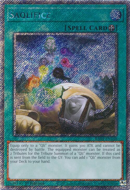 Saqlifice [RA04-EN238] Platinum Secret Rare | RetroPlay Games