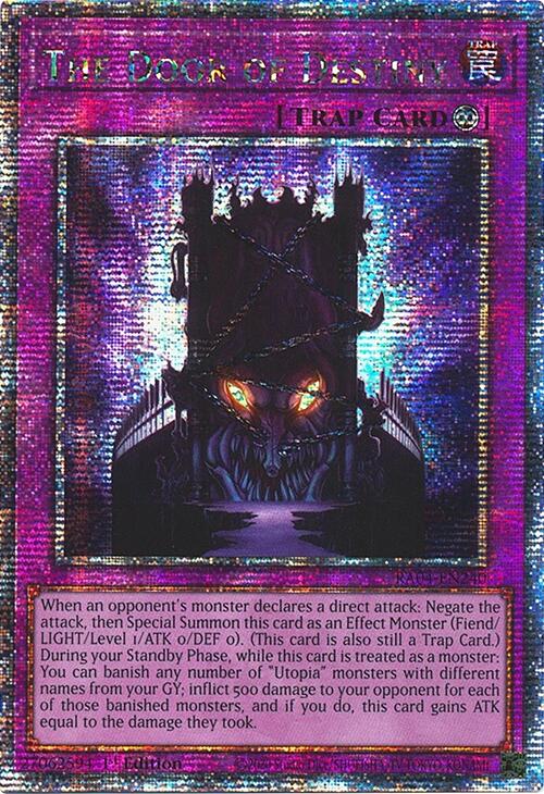 The Door of Destiny [RA04-EN240] Quarter Century Secret Rare | RetroPlay Games