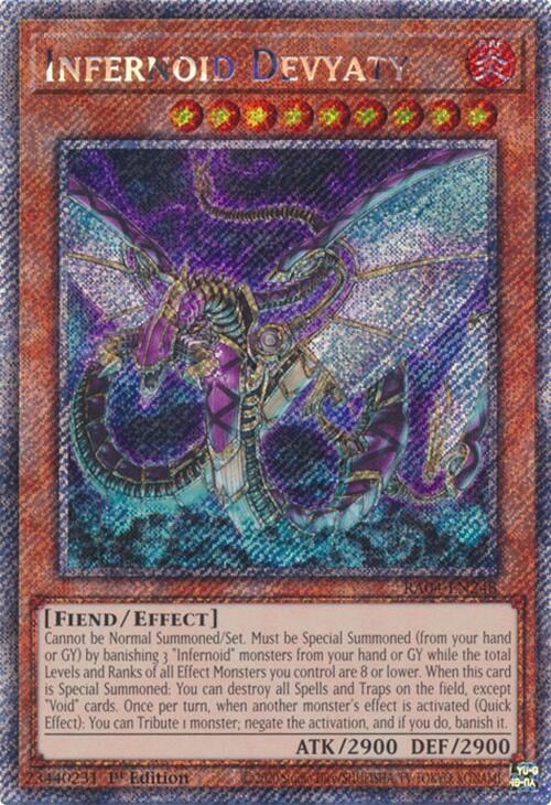 Infernoid Devyaty [RA04-EN248] Platinum Secret Rare | RetroPlay Games