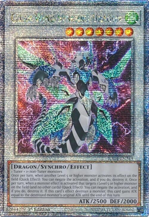 Clear Wing Synchro Dragon [RA04-EN249] Quarter Century Secret Rare | RetroPlay Games