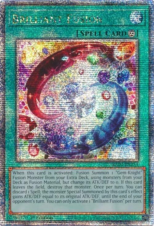 Brilliant Fusion [RA04-EN254] Quarter Century Secret Rare | RetroPlay Games