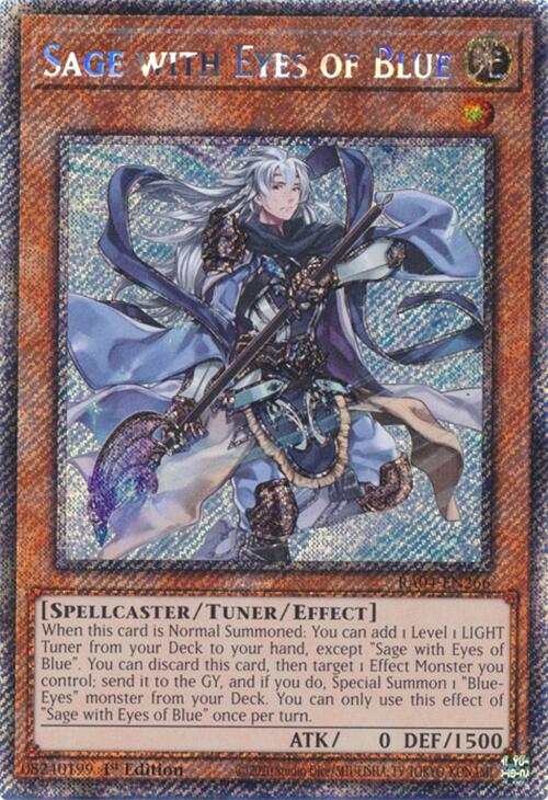 Sage with Eyes of Blue [RA04-EN266] Platinum Secret Rare | RetroPlay Games