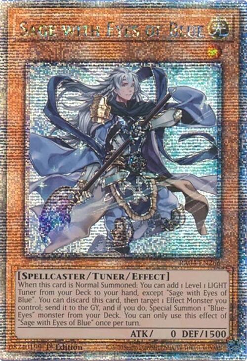 Sage with Eyes of Blue [RA04-EN266] Quarter Century Secret Rare | RetroPlay Games