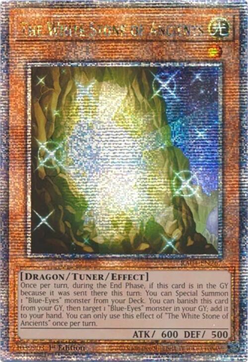 The White Stone of Ancients [RA04-EN267] Quarter Century Secret Rare | RetroPlay Games