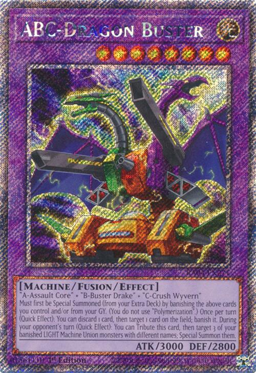 ABC-Dragon Buster [RA04-EN271] Platinum Secret Rare | RetroPlay Games