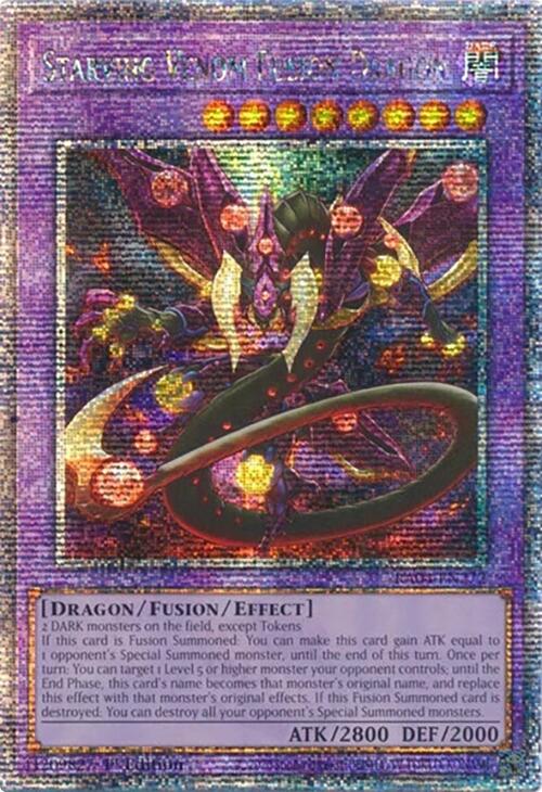 Starving Venom Fusion Dragon [RA04-EN272] Quarter Century Secret Rare | RetroPlay Games