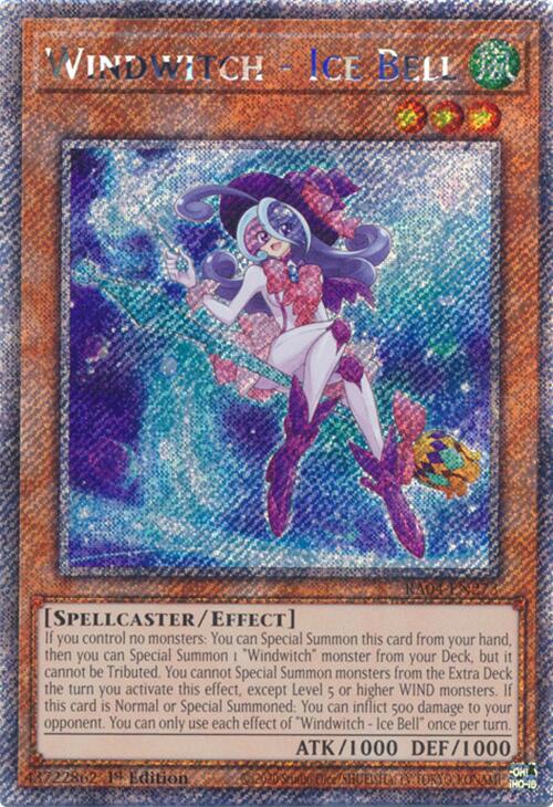 Windwitch - Ice Bell [RA04-EN273] Platinum Secret Rare | RetroPlay Games