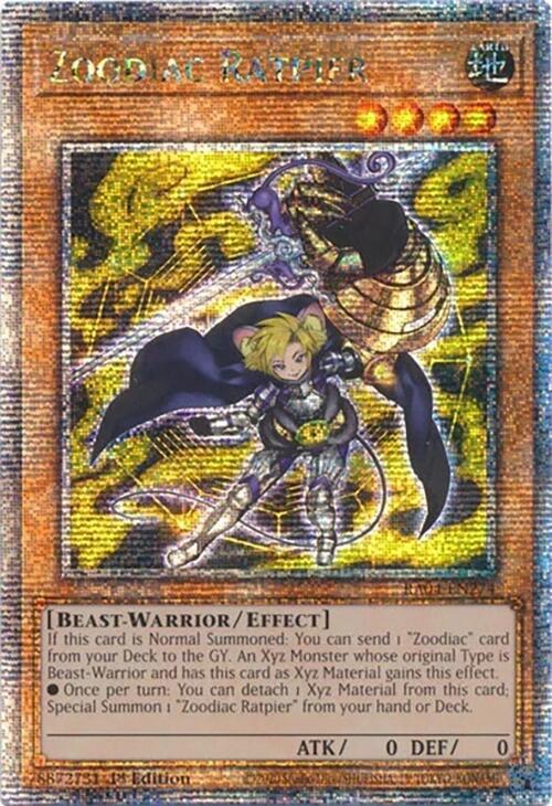 Zoodiac Ratpier [RA04-EN274] Quarter Century Secret Rare | RetroPlay Games