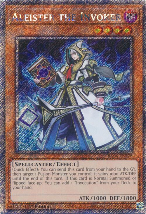 Aleister the Invoker [RA04-EN278] Platinum Secret Rare | RetroPlay Games