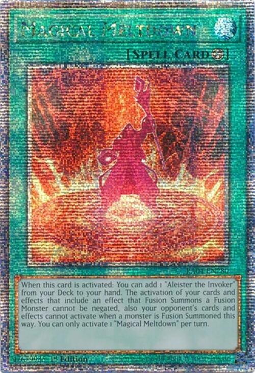 Magical Meltdown [RA04-EN280] Quarter Century Secret Rare | RetroPlay Games