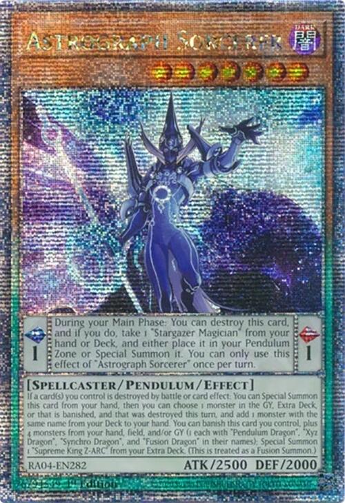 Astrograph Sorcerer [RA04-EN282] Quarter Century Secret Rare | RetroPlay Games