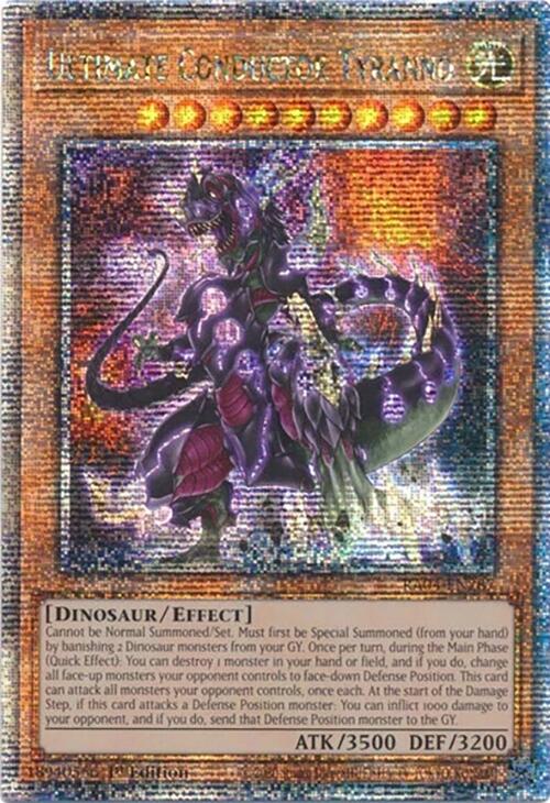 Ultimate Conductor Tyranno [RA04-EN287] Quarter Century Secret Rare | RetroPlay Games